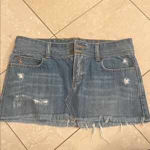 Vintage Abercrombie and Fitch Denim Mini Skirt